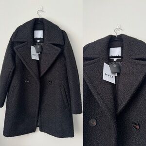 $260 Flat Bouclé Overcoat (new with tag)